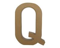 Lettre Q fantaisie - Kraft