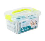 DARWI School Pack of 4 blocks of self-hardening modeling clay 1kg CLASSIC - White