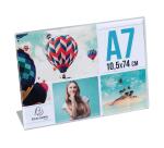Pack 10 label holders 105x74 A7 landscap - Crystal