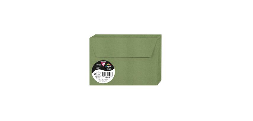Sage green C6 envelopes