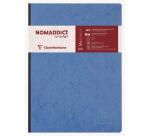 Clairefontaine Nomaddict Notebook - A4 - Lined - 96 Sheets - 90gsm - Clothbound - Blue