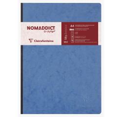 Cahier brochure Age Bag A4 192 pages ligné - Bleu