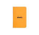 Rhodia Classic geniet notitieboekje 7,5x12 cm, 24 blad klein geruit 5x5, niet uitscheurbaar, 80g - Oranje