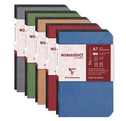 Set de 2 carnets piqûre Age Bag 7,5x12cm 48 pages ligné Couleurs assortis - Assortis