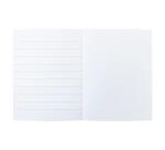 Clairefontaine Stapled Nursery Exercise Notebook, Lined 18mm+ Plain, Ligne 8000, 17x22cm, 16 Sheets, 90g - Pink