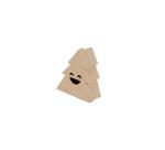 Boîte sapin sourire S 4x9x10cm - Kraft
