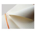 Rhodiarama cahier souple A4+ 160 pages ligné papier ivoire 90g - Tangerine