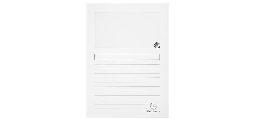 Pack of 10 window folders SUPER 160gsm - 22x31cm - Assorted colours