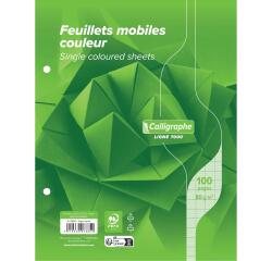 Clairefontaine Loose-Leaf Sheets, Ligne 7000, Seyes, 17x22cm 80g
