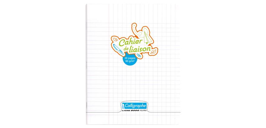 Verbindungsheft genäht 8000 POLYPRO 17x22 cm 48 Seiten große Kästchen 90 g - Farblos