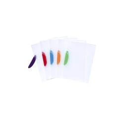 Chemise de présentation polypropylène semi-rigide Clip Design - A4 - Couleurs assorties