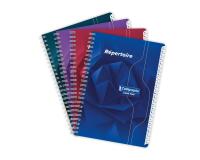 Répertoire reliure intégrale 7000 A5 180 pages petits carreaux 70 g - Assortis