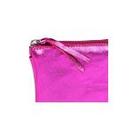 CUIRISÉ Grande Pochette 2 compartiments 22x11 cm - Framboise