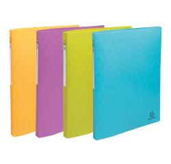Ringbuch 4 Ringe 15mm, Recycling-PP, Kollektion Pop'N Co - Farben sortiert
