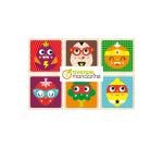Cubes bois, Super Héros Fruits-Légumes - Multicolore