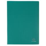 Protège-documents polypropylène souple opaque 100 pochettes - 200 vues - A4 vert