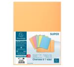 Pk 100 Folders SUPER 160 1 Flap Pink