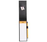 Rhodia ePURE porte-bloc avec porte-crayon + bloc N°8 petits carreaux 5x5 - Noir