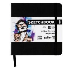 DFY Sketchbook 14x14 80F 140g - Noir