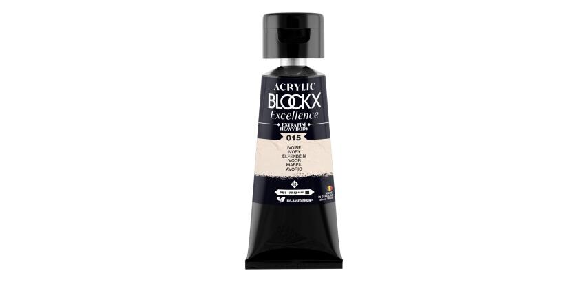 Extra-fijne acrylverf tube 75 ml - Ivoor