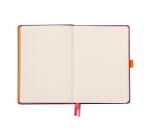 Rhodiarama Goalbook rembordé rigide A5 240 pages dot papier ivoire 90g - Violet