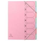 Exacompta AutentiK Multipart Harmonika File 7 Part A4 - Assorted colours