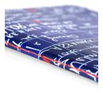 Le Mur des Je t'aime, Genaaid notitieboek 7,5x12 cm, 48 pagina's, uni