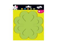 FORMES A DECORER, Sachet de 20 formes 130g/m² au format 17x16,5cm - Fleurs - Assortiment