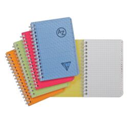 Linicolor Fresh adresboek spiraal 9,5x14 50 blad Q5x5mm - Geassorteerde kleuren