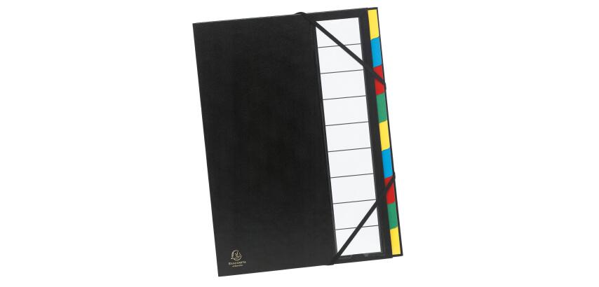 Trieur rigide ordonator dos extensible 9 compartiments - Couleurs assorties