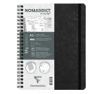 Clairefontaine Nomaddict My Notes Notebook - A5+ - Dot Ruled - 90gsm - Black