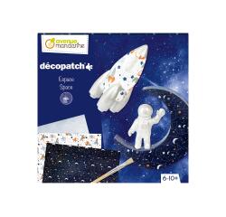 Coffret créatif, Décopatch, Espace - Bleu
