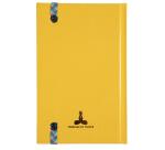 Iderama Notizbuch 170x110, 192 linierte Seiten - gelb