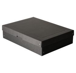 Falken - PURE Box Black DIN A3, Füllhöhe 100 mm schwarz - Schwarz