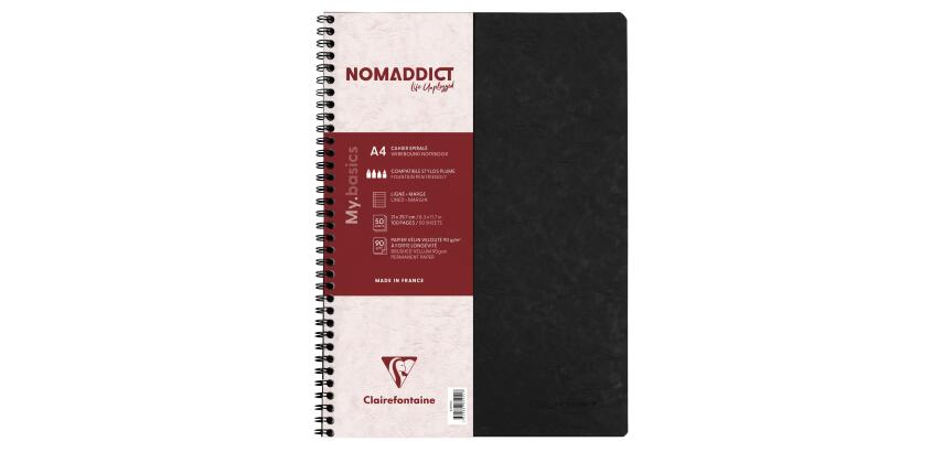 Spiral Notebook NOMADDICT, A4