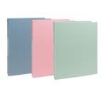 Exacompta Autentik Rigid Binder, 2 Rings, 30 mm, Recycled - Assorted colours