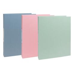 Classeur rigide recyclé 2 anneaux 30mm Autentik - Couleurs assorties