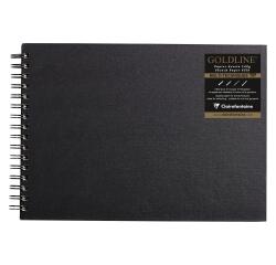 Goldline® Tekenboek hardcover spiraal 64 blad 140g A4 (21x29,7cm) horizontaal - Ivoor