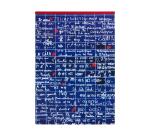 Le Mur des Je t'aime, Bloc entoilé entête A6 10,5x14,8 cm, 70 feuillets, ligné