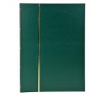 Album de timbres simili-cuir 48 pages noires - 22,5x30,5 cm