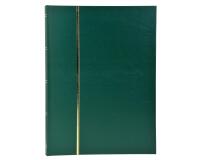 Album de timbres simili-cuir 48 pages noires - 22,5x30,5 cm