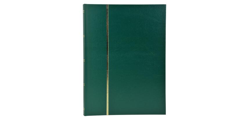Album de timbres simili-cuir 48 pages noires - 22,5x30,5 cm