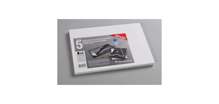 Foam board, 210 x 297 mm (A4), 3 mm, white