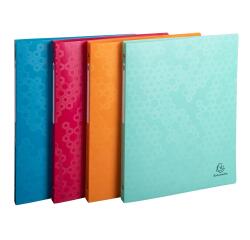 Ringbuch A4 Recycling-PP, 4 Ringe 15mm, Maïa - Farben sortiert