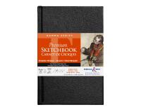 Gamma Series carnet rembordé rigide 62F 14x21,6cm 150g - Ivoire