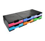 MODULODOC normal case set black/m'grey - Dark grey