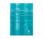 Cahier broché rembordé rigide, A4, quadrillé