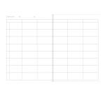 Agenda de bord enseignant 6 colonnes (48 cases/semaine) brochure souple A4 144 pages Couleur aléatoire - Assortis