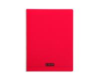 Cahier piqué 8000 POLYPRO A4 192 pages grands carreaux 90 g - Rouge