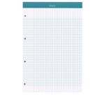 Bloc agrafé Rhodia Couleurs Paon N°20 A4+ 21x31,8 cm - Paon